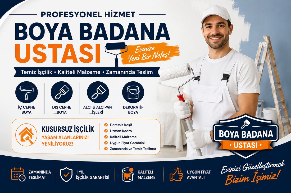 Adatepe boya badana ustası – profesyonel boyacı